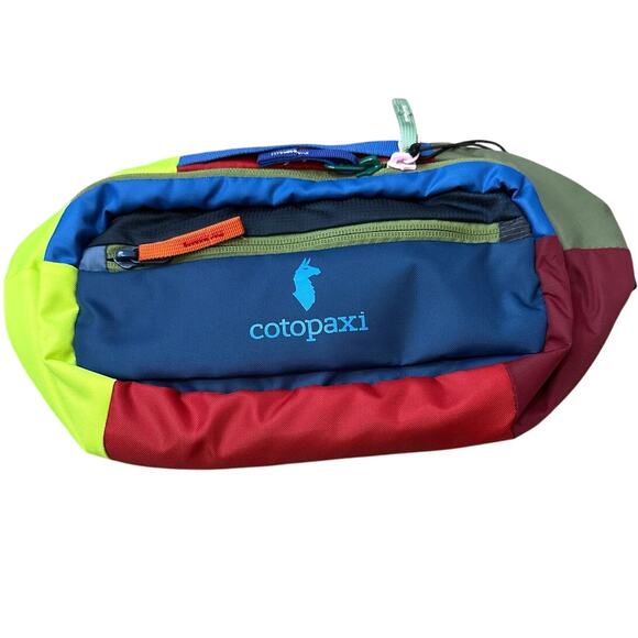 Cotopaxi Kapai 3L Hip Pack Belt Bag Multicolor Repurposed Fabric New NWT 51 - Picture 1 of 3